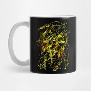 abstract gold- stone Mug